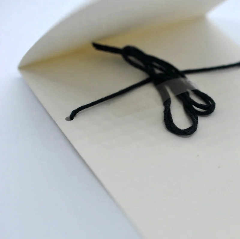 
GWH002 silver infinity shape charm black paracode personalised custom wish string bracelet 