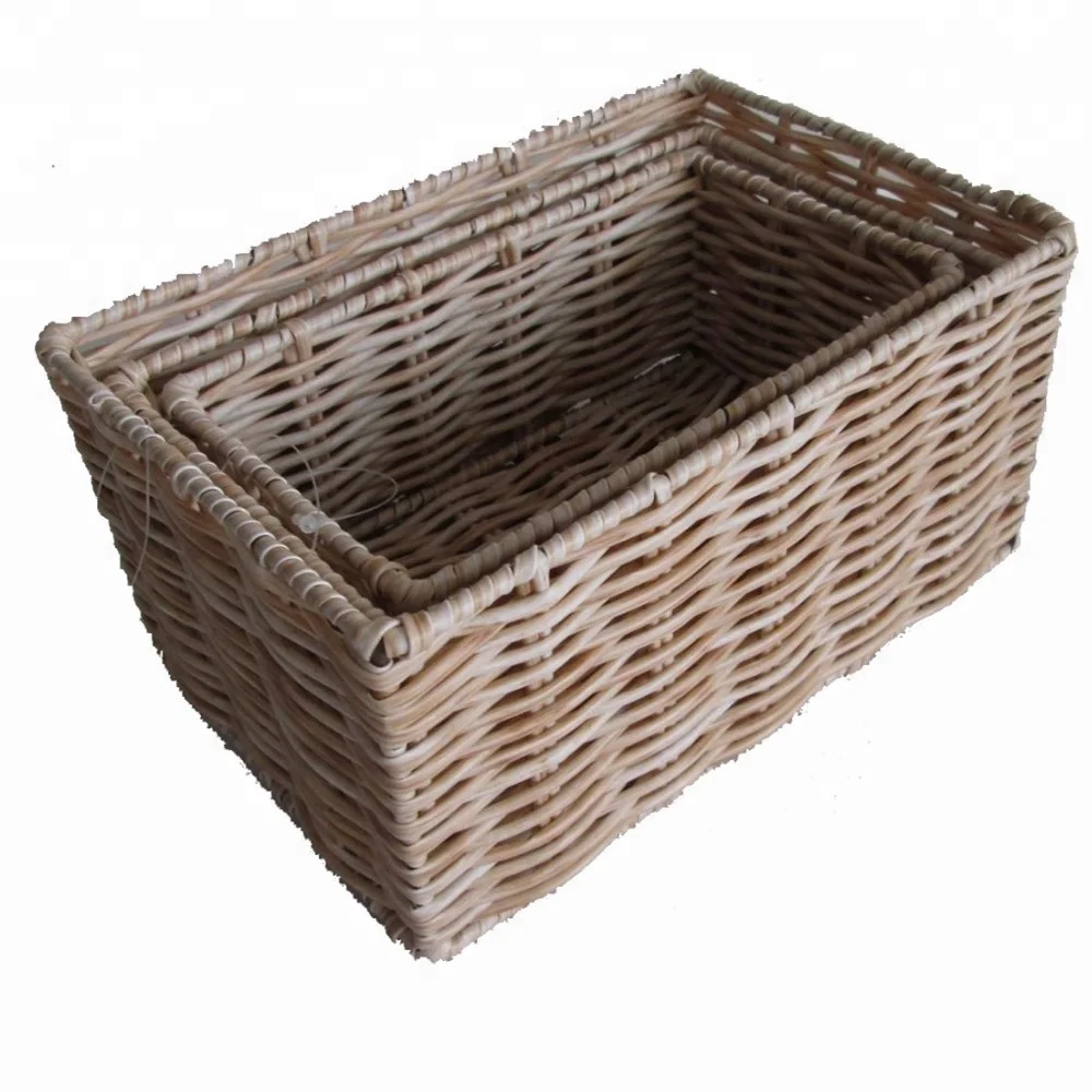 
 Полипропиленовые плетеные ящики и корзины для хранения в ванной комнате  