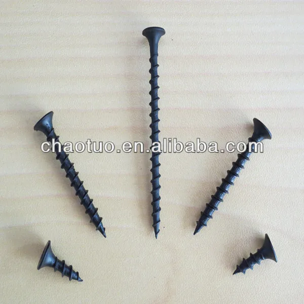 bugle head black drywall screw