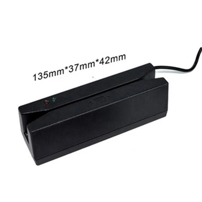 high quality mini msr long usb 3 tracks  magnetic strip reader MSR90