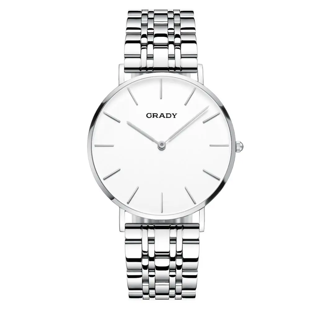 Hot selling Luxury  Oem Stainless Steel Japan Movt Factory Wholesale Sapphire Glass  Women Quartz Wrist Watch