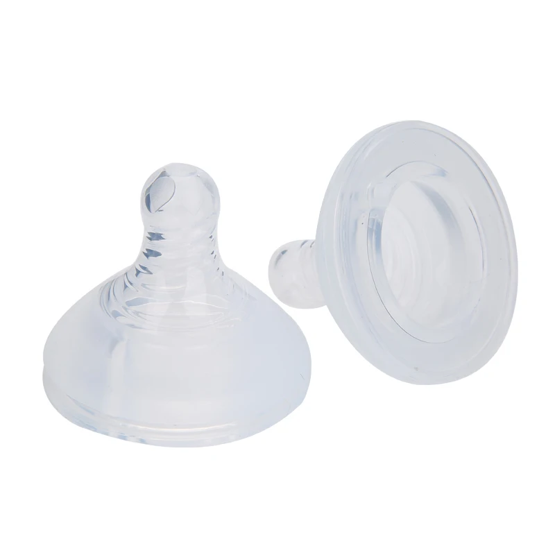 
Custom wide mouth anti-colic silicon soft baby nipple 