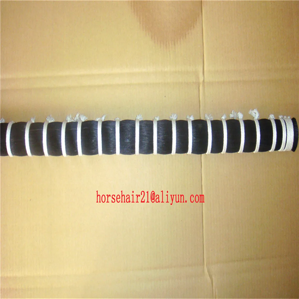 Natural white violin bow horse hairs for sellingViolin Hank Hair