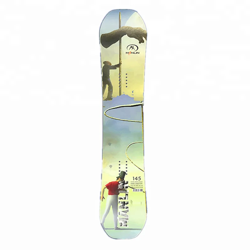 Transfer  Printing  Sublimation snowboard extruded base Poplar Bamboo custom Snowboard ski OEM Snowboard
