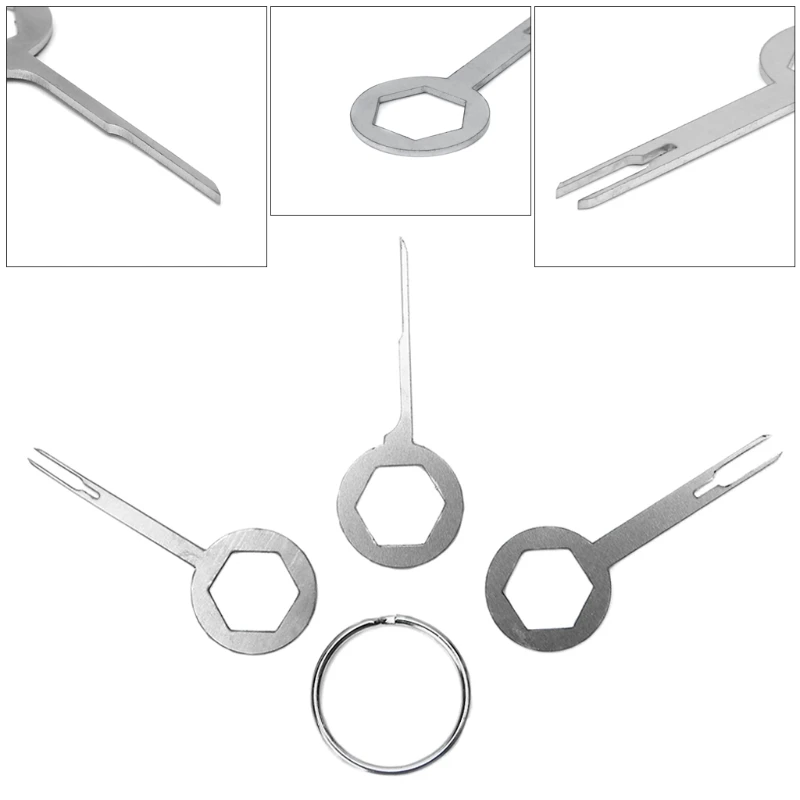 3xCar Plug Terminal Removal Tool Picker Harness Wiring Crimp Connector Extractor