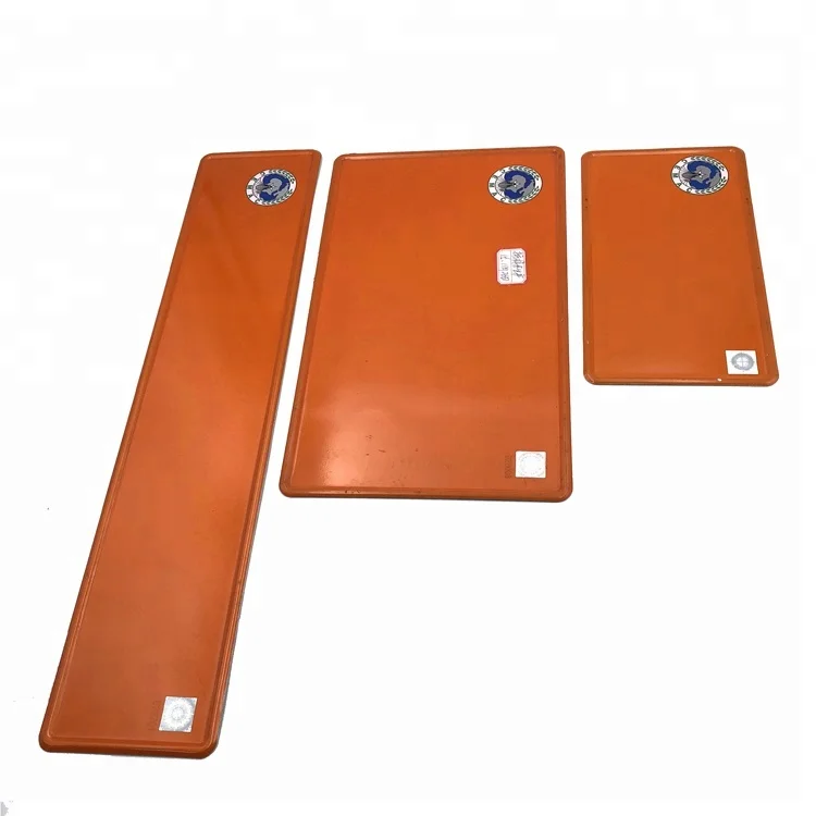 China Factory Wholesale aluminum number embossed blank license plate