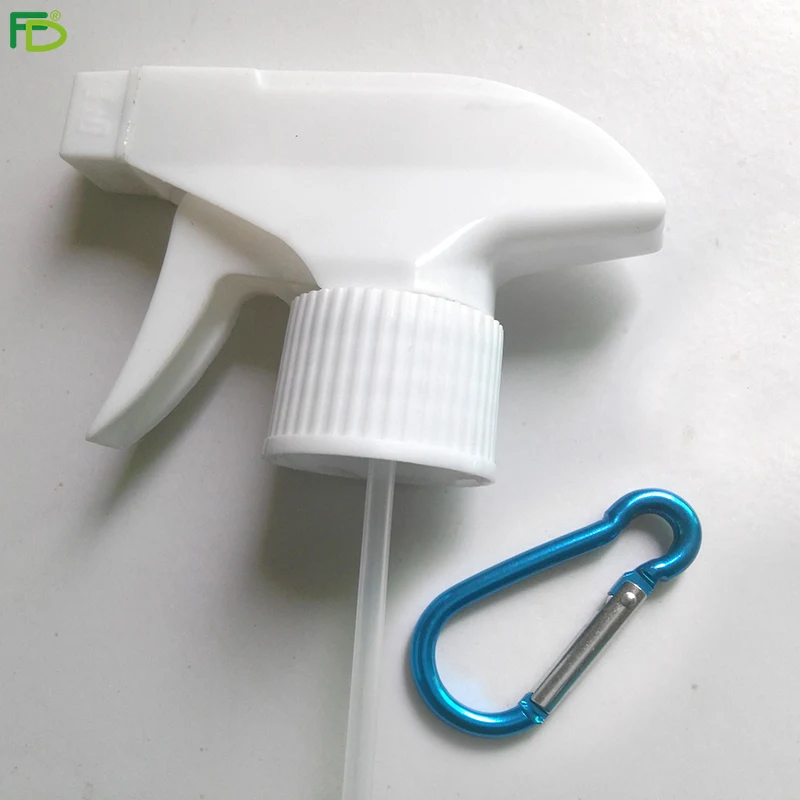 Collapsible Portable Trigger Mist Spray Water Bottle - BPA Free with Carabiner Clip for Easy Travel