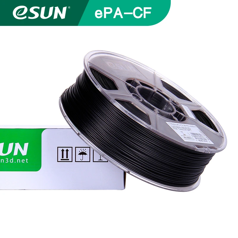 eSUN ePA-CF carbon fiber filament for 3d printer-1.75mm/2.85mm 1KG