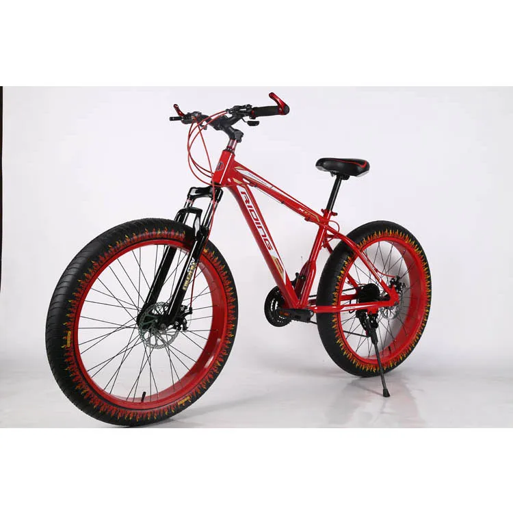 DIKESEN explor flame 20/24/26 inch sand beach snowbike bike bmx big thick wide tires bikes mtb 26 inch aluminum alloy frame mtb