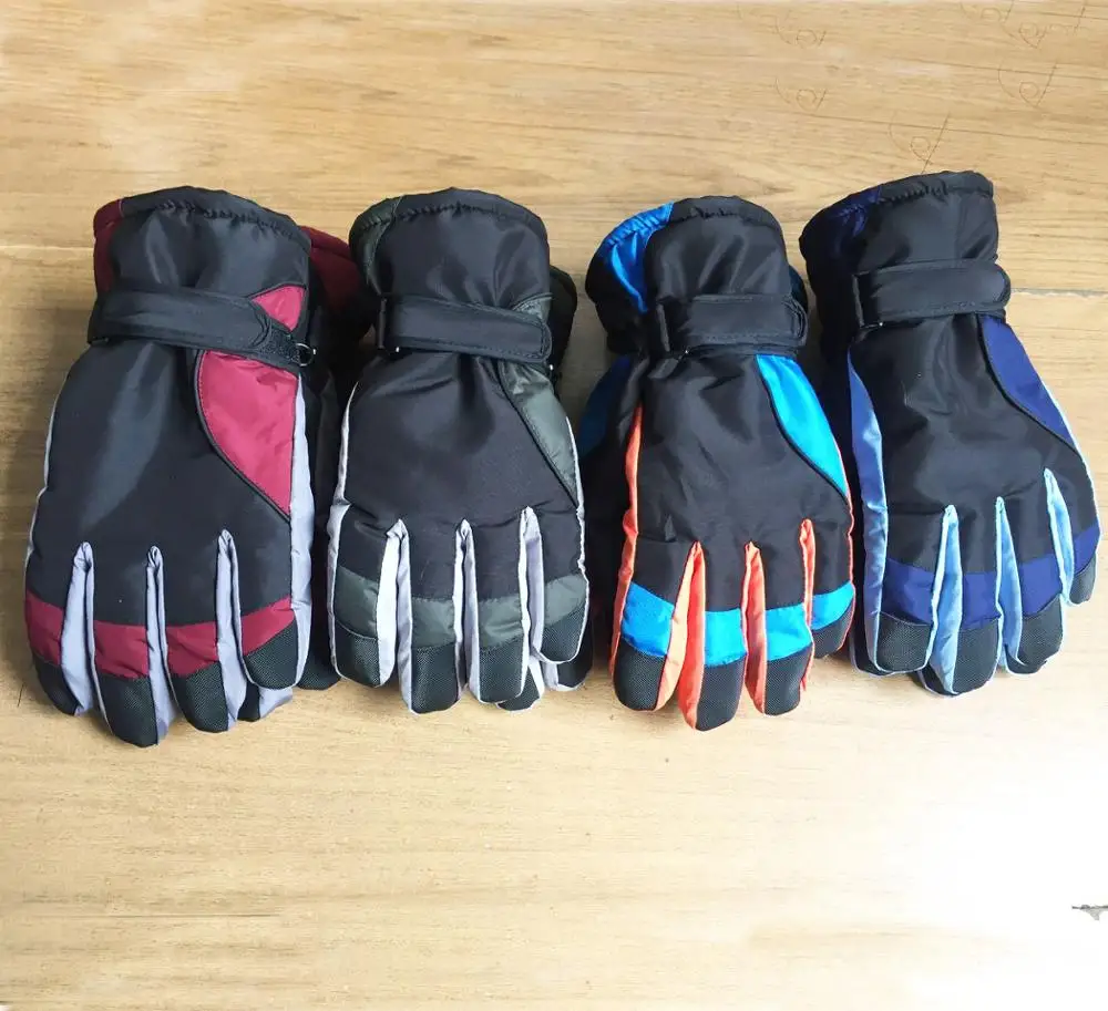 comfortable waterproof man winter ski gloves warm sports skiing gloves for man