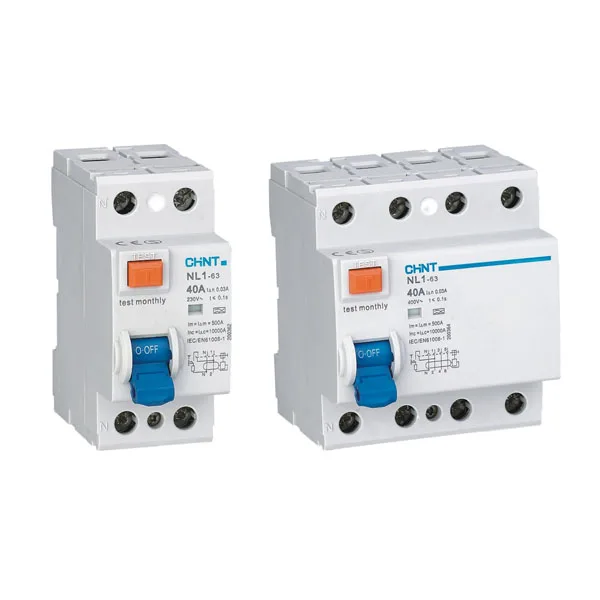 
Chint NL1 63 RCCB Differential switches 2P 4P Magnetic RCD Chint original NL1 63 Residual Current Operated Circuit Breaker  (60842394256)