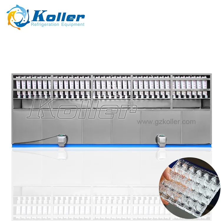 New Popular Industrial 10 Tons Per Day Stainless Steel Automatic High Quality Commercial Cube Ice Machine Factory Price For Sale