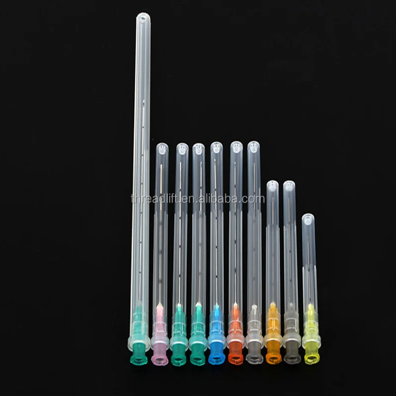 
2021 Factory supplier micro cannula 25g50mm needle for dermal fillers 