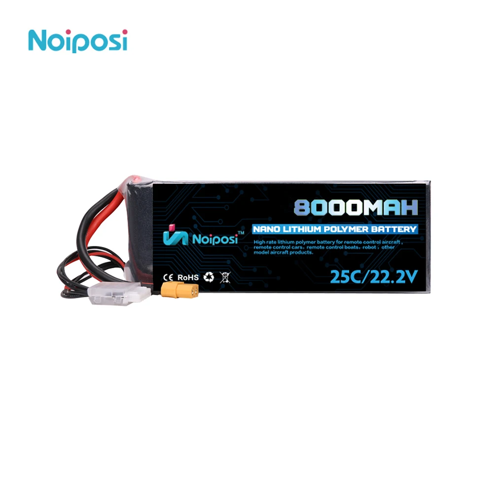Agricultural Plant Protection UAV Drone Lipo Battery 22.2V 8000mAh with 2S 3S 4S 5S 6S