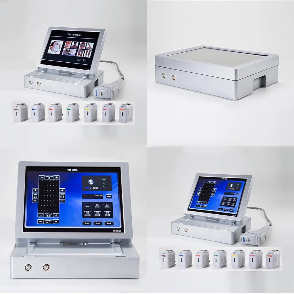 HIFU Face Lift Machine High Intensity Focused Ultrasound Portable HIFU 4d 9d Desktop Ultrasonic Face Neck Body for Commercial