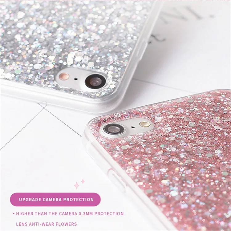wholesale sequins flash powder shining case for mobile phone