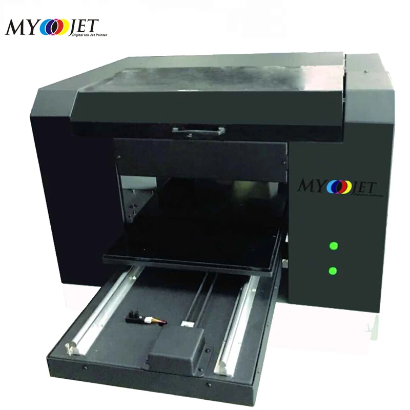 Small size and low cost 2 heads card plastic phone case a3 uv flatbed printer