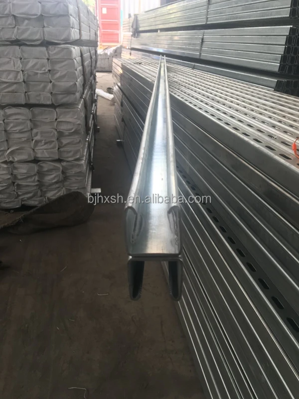 Galvanized steel beam double c channel section for building system