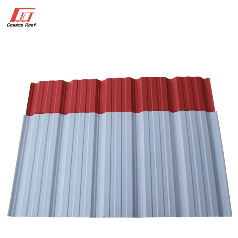 Mexico most popular model Laminate upvc roof sheet thermal anti corrosive upvc plastic roof panel