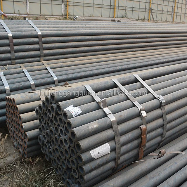 cold drawn carbon steel pipe seamless / steel tube/pipe for construction material (factory), black steel seamless tube