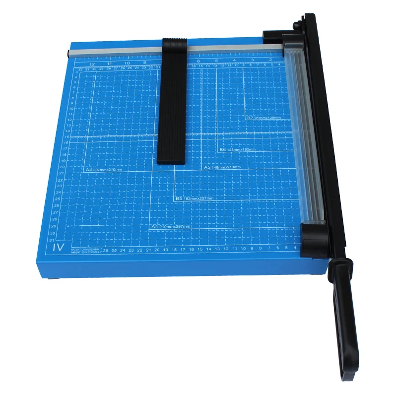 Top quality steel manual metal guillotine paper cuter trimmer sheet PVC iron aluminum copper metal sheet cutter