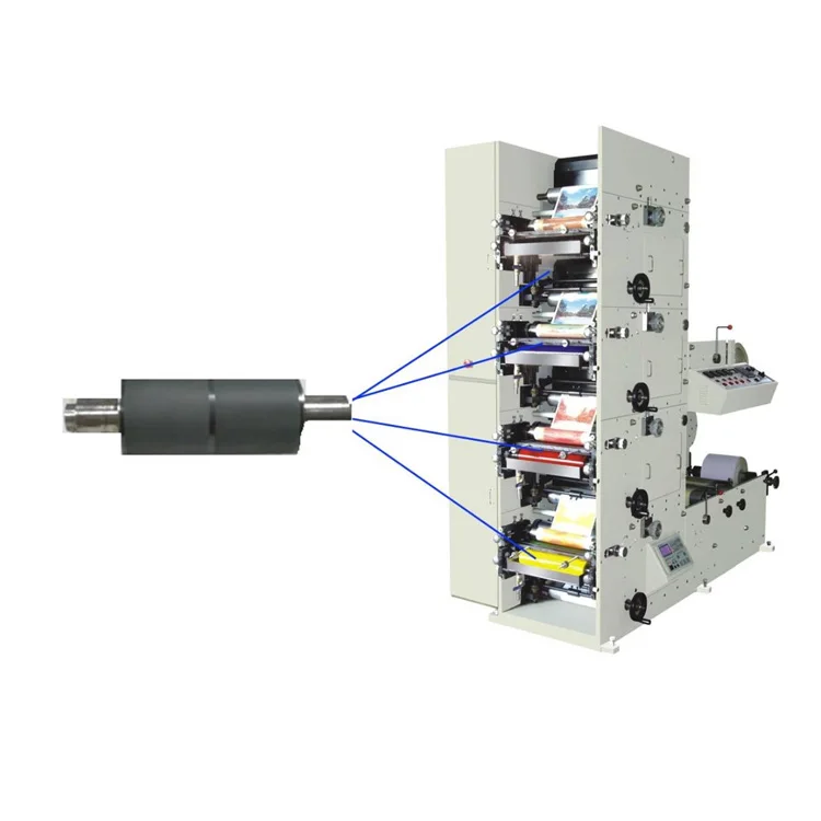 roller for offset printing machine with numbering