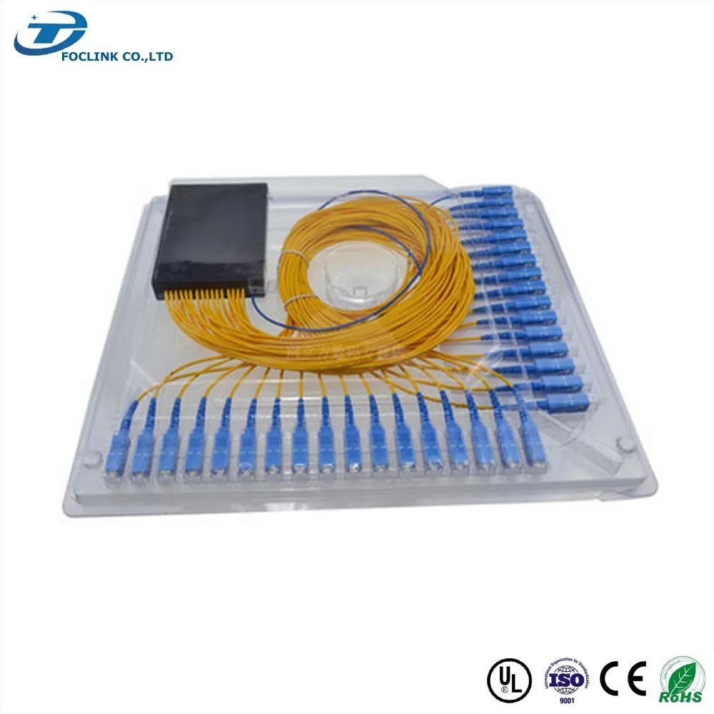 fiber optic splitter 1:8 1:4 1:2 1:16 1:32 1:64 price