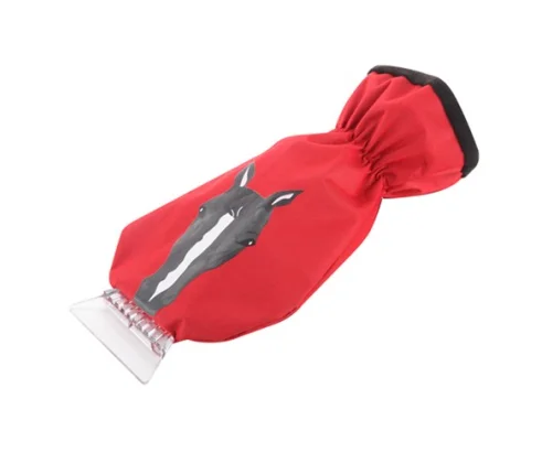 Chinese Most Popular High Quality Car Windshield Ice Scraper With Quilted Ice Scraper Mitts