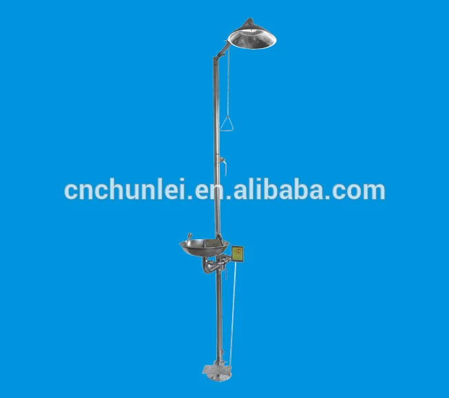 
Laboratory emergency eye washer and shower 