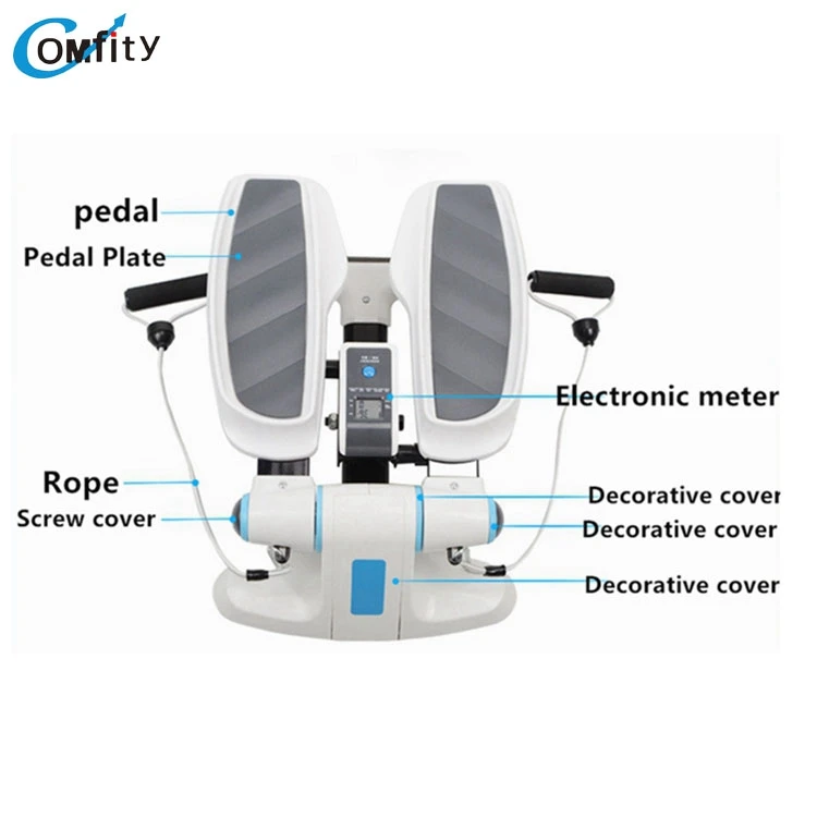 Sit-down Hydraulic Stepper Mini Elliptical Aerobic Trainer