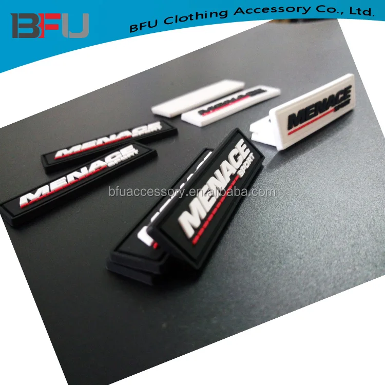 
Custom Eco-friendly PVC rubber patch for hats 