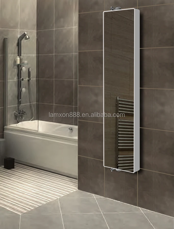 Best decorative living room rotating mirror cabinet with led lights,dressing mirror with sotrage cabinet,full length mirror