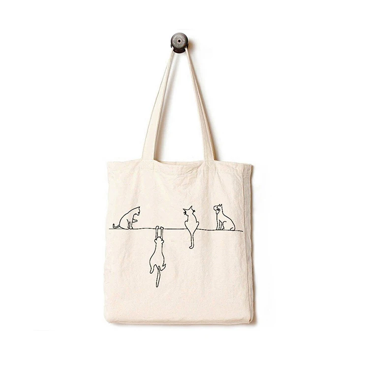 Factory Price High Quality promotional reusable eco friendly custom printed sublimation canvas tote bag