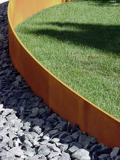 Flexible Corten Steel Garden Edging