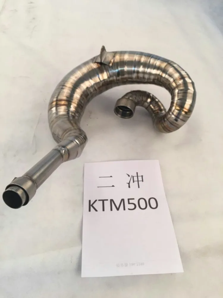 2 Stroke Motorcycle Titanium Exhaust Pipe system for KTM500