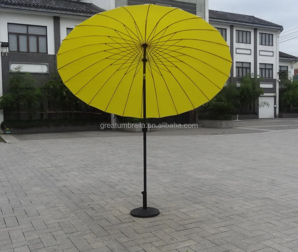 China Manufacturer 24 Ribs Tilt Mechanism Patio Umbrella