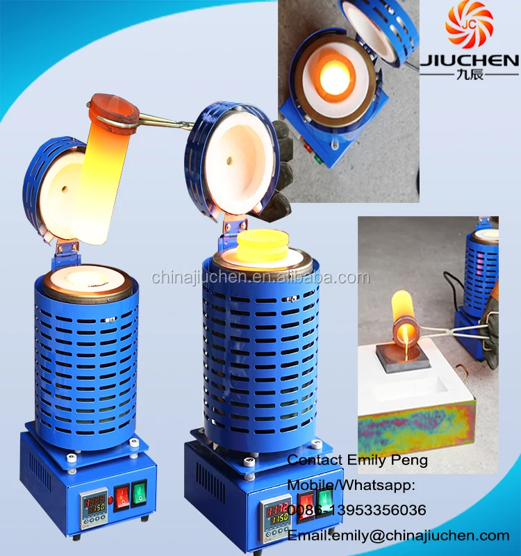 JC-K-220-2 Mini Portable Scrap Metal Melting Furnace