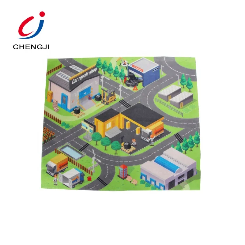 Educational toys traffic car floor foam activity play mat children