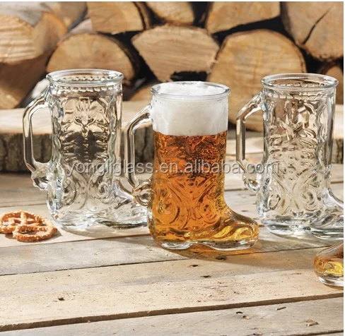 NEW PRODUCTS glass beer boot cups   boot shape beer glasses