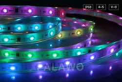 DMX512 Addressable LED Pixel RGB Smart led Strip Light for facade building use