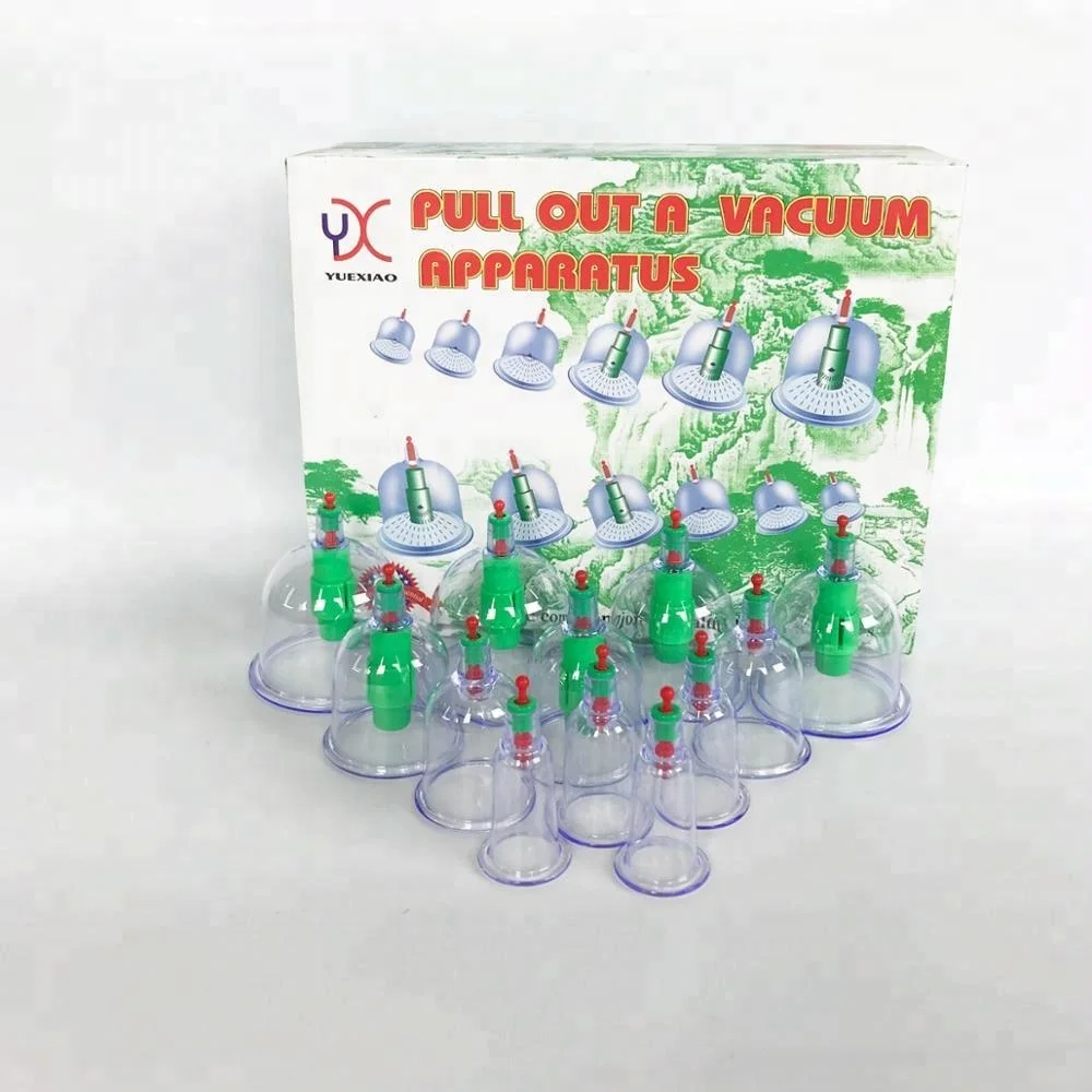 Vaccum massage cups cheap cupping set 6 cups