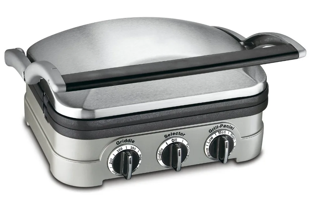 New design Stainless Steel Panini Grill Maker for Bread