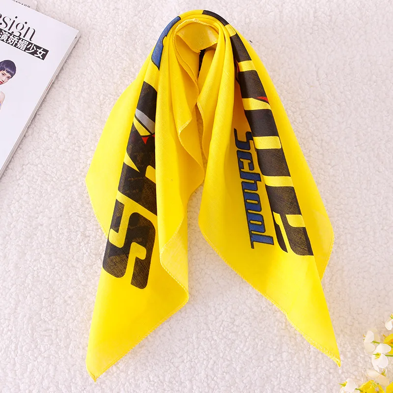 Custom print sports cotton square bandana