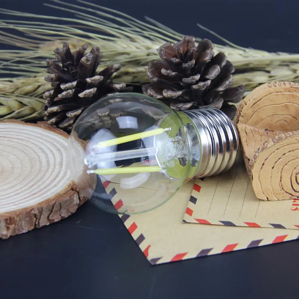 Factory wholesale high lumen home or outdoor lighting dimmable e27/e26/b22 filament lamp led light bulb