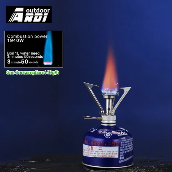 Strong power portable outdoor camping gas stove