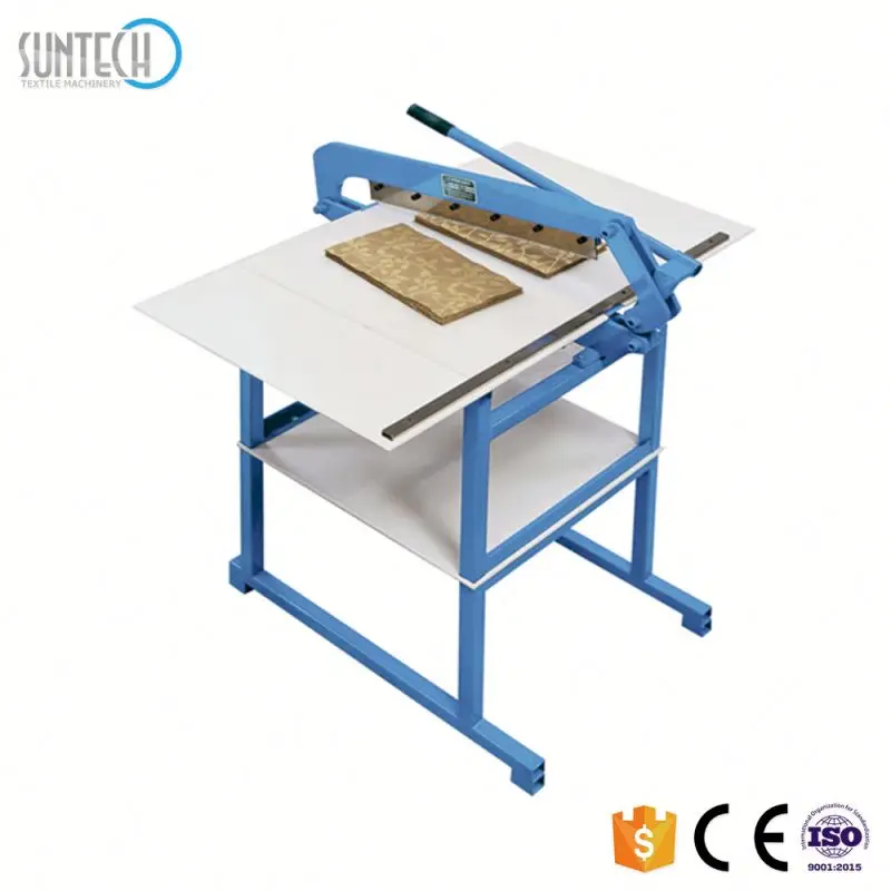 SUNTECH Manual Type Swatch Cutter sample cutting machine for fabric cloth textile sample cutter