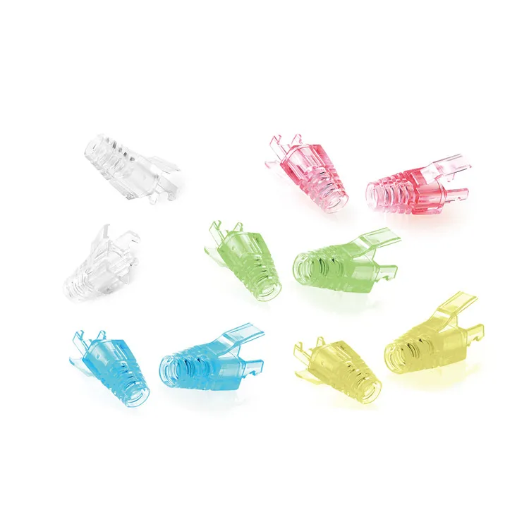 Прозрачный соединительный кабель RJ45 для Cat5e Cat6 Cat7