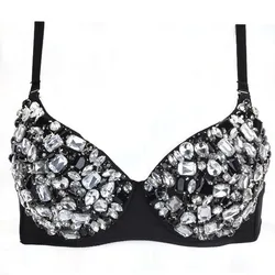 Custom Oem Crystal Ladies Woman Underwear Panties And Bra, Hot Sexy Girls Without Panties And Bra
