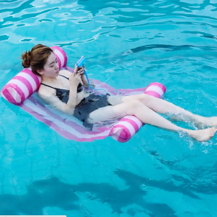 New environmentally friendly PVC Swimming Water Hammock Inflatable Floating Bed
