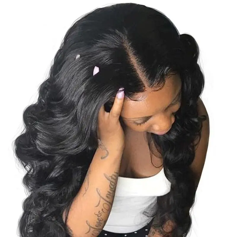 
Silk top hidden knots full lace wig high density silk top wig brazilian human hair silk top lace wig 